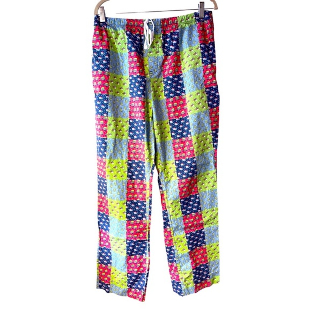 Men’s VINEYARD VINES Patchwork Lounge  Pajama Pant Winter‎ Holiday